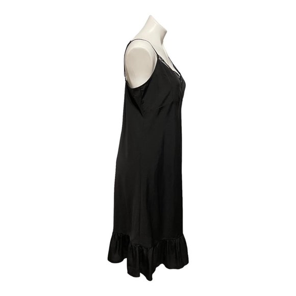 Needle & Thread Size 10 Black Spaghetti Strap Slip Dress - Picture 3 of 7